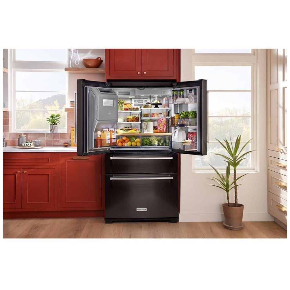 KitchenAid KRMF536RBS Full Size French Door Refrigerator