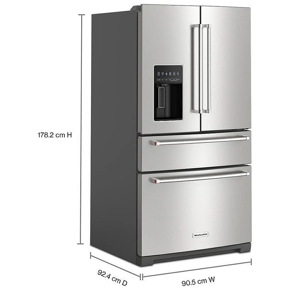 KitchenAid KRMF536RPS 法式门冰箱