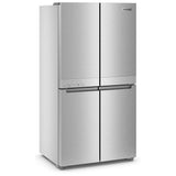 KitchenAid KRQC506MPS Counter Depth French Door Refrigerator, 36 inch Width, 19.4 cu. ft. Capacity, Counter Depth, Ice Dispenser (Freezer Located), ENERGY STAR Certified, Metallic Steel colour