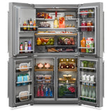 KitchenAid KRQC736RPS Counter Depth French Door Refrigerator, 36 inch Width, 19.4 cu. ft. Capacity, Counter Depth, Water Dispenser (Exterior), Ice Dispenser (Thru Door), ENERGY STAR Certified, Stainless Steel colour