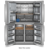 KitchenAid KRQC736RPS Counter Depth French Door Refrigerator, 36 inch Width, 19.4 cu. ft. Capacity, Counter Depth, Water Dispenser (Exterior), Ice Dispenser (Thru Door), ENERGY STAR Certified, Stainless Steel colour