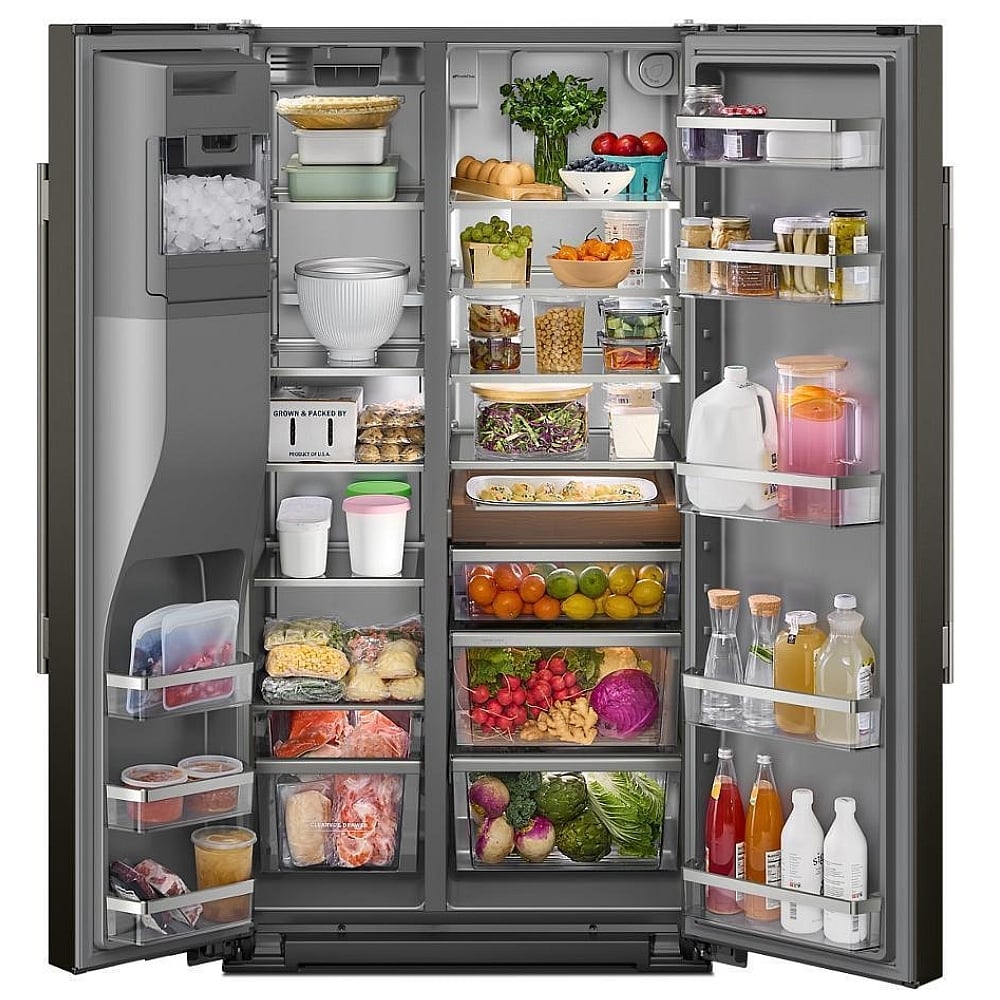 KitchenAid KRSC536RJP Side by Side Counter Depth Refrigerator, 36 inch Width, Counter Depth, Ice Dispenser (Thru Door), Water Dispenser (Exterior), ENERGY STAR Certified, 20.8 cu. ft. Capacity, Juniper colour, FreshFlow™