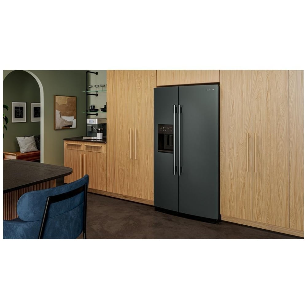 KitchenAid KRSC536RJP Side by Side Counter Depth Refrigerator, 36 inch Width, Counter Depth, Ice Dispenser (Thru Door), Water Dispenser (Exterior), ENERGY STAR Certified, 20.8 cu. ft. Capacity, Juniper colour, FreshFlow™