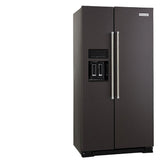 KitchenAid KRSC700HBS Side by Side Refrigerator | 36" Counter Depth, 19.9 Cu. Ft. Capacity, Black Stainless Steel