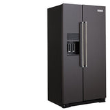 KitchenAid KRSC700HBS Side by Side Refrigerator | 36" Counter Depth, 19.9 Cu. Ft. Capacity, Black Stainless Steel