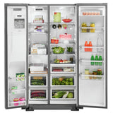 KitchenAid KRSC700HBS Side by Side Refrigerator | 36" Counter Depth, 19.9 Cu. Ft. Capacity, Black Stainless Steel