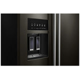 KitchenAid KRSC700HBS Side by Side Refrigerator | 36" Counter Depth, 19.9 Cu. Ft. Capacity, Black Stainless Steel