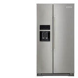 KitchenAid KRSC703HPS 36" Side By Side Refrigerator
