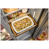 KitchenAid KRSF536RPS Side by Side Refrigerator, 36 inch Width, Ice Dispenser (Thru Door), Water Dispenser (Exterior), 28.7 cu. ft. Capacity, ENERGY STAR Certified, FingerPrint Resistant Stainless Steel colour