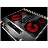 KitchenAid KSEG950ESS Electric Range, 6.4 cu. ft. Capacity, 30 inch Exterior Width, True Convection, 4 Burners, Self Clean, 3,200 W Highest Element, Stainless Steel colour