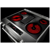 KitchenAid KSEG950ESS Electric Range, 6.4 cu. ft. Capacity, 30 inch Exterior Width, True Convection, 4 Burners, Self Clean, 3,200 W Highest Element, Stainless Steel colour