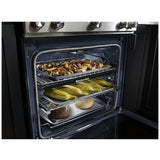 KitchenAid KSGB900ESS Gas Range, 6.5 cu. ft. Capacity, 30 inch Exterior Width, Self Clean, True Convection, 5 Burners, Oven Drawer, 19,000 BTU Highest Burner, Stainless Steel colour