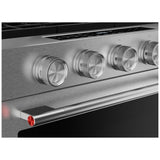 KitchenAid KSGS330SPS Gas Range, 5.0 cu. ft. Capacity, 30 inch Exterior Width, Self Clean, True Convection, 5 Burners, Storage Drawer, Air Fry, 18,000 BTU Highest Burner, FingerPrint Resistant Stainless Steel colour