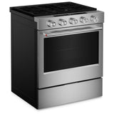KitchenAid KSGS330SPS Gas Range, 5.0 cu. ft. Capacity, 30 inch Exterior Width, Self Clean, True Convection, 5 Burners, Storage Drawer, Air Fry, 18,000 BTU Highest Burner, FingerPrint Resistant Stainless Steel colour