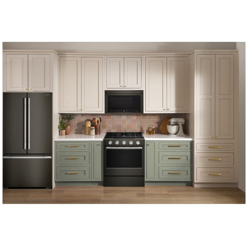 KitchenAid KSGS530SBE 30" Gas Range 5 Cu. Ft True Convection