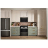 KitchenAid KSGS530SBE Gas Range, 5 cu. ft. Capacity, 30 inch Exterior Width, Self Clean, True Convection, 5 Burners, Storage Drawer, Air Fry, 18,000 BTU Highest Burner, Black Ore colour