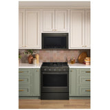 KitchenAid KSGS530SBE Gas Range, 5 cu. ft. Capacity, 30 inch Exterior Width, Self Clean, True Convection, 5 Burners, Storage Drawer, Air Fry, 18,000 BTU Highest Burner, Black Ore colour