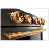 KitchenAid KSGS530SBE Gas Range, 5 cu. ft. Capacity, 30 inch Exterior Width, Self Clean, True Convection, 5 Burners, Storage Drawer, Air Fry, 18,000 BTU Highest Burner, Black Ore colour