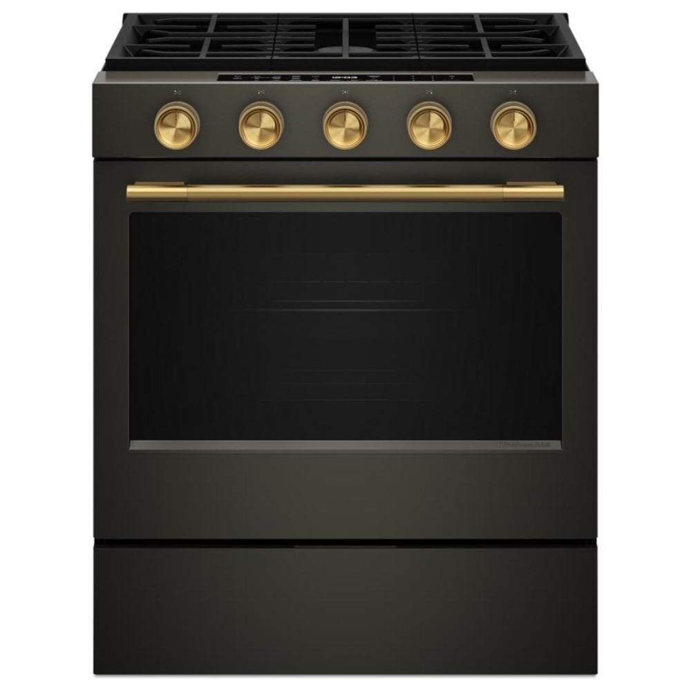 KitchenAid KSGS530SBE 30" Gas Range 5 Cu. Ft True Convection