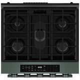 KitchenAid KSGS530SJP Gas Range, 5 cu. ft. Capacity, 30 inch Exterior Width, Self Clean, True Convection, 5 Burners, Storage Drawer, Air Fry, 18,000 BTU Highest Burner, Juniper colour