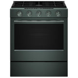 KitchenAid KSGS530SJP Gas Range, 5 cu. ft. Capacity, 30 inch Exterior Width, Self Clean, True Convection, 5 Burners, Storage Drawer, Air Fry, 18,000 BTU Highest Burner, Juniper colour