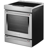 KitchenAid KSIS730PSS Induction Range, 6.4 cu. ft. Capacity, 30 inch Exterior Width, True Convection, 4 Burners, Storage Drawer, Yes, Self Clean, 3,700 W Highest Element, Stainless Steel colour