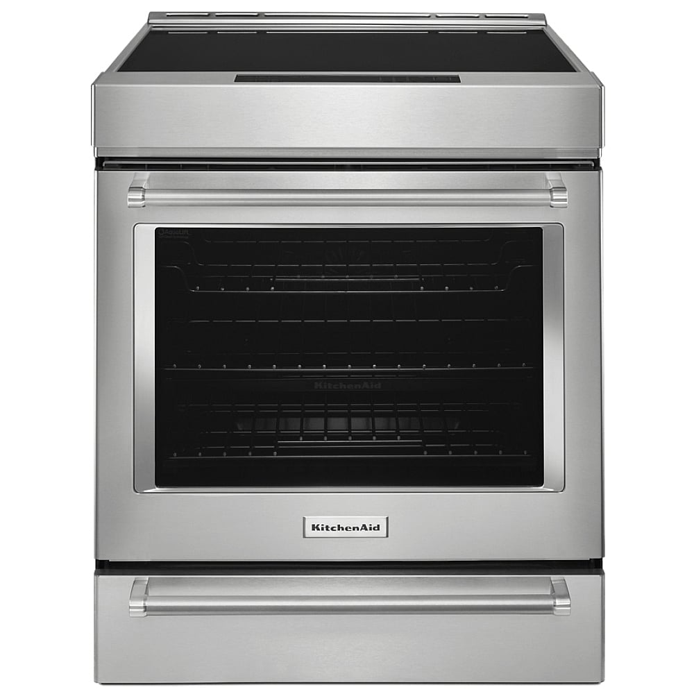 KitchenAid KSIS730PSS Induction Range, 6.4 cu. ft. Capacity, 30 inch Exterior Width, True Convection, 4 Burners, Storage Drawer, Yes, Self Clean, 3,700 W Highest Element, Stainless Steel colour