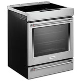 KitchenAid KSIS730PSS Induction Range, 6.4 cu. ft. Capacity, 30 inch Exterior Width, True Convection, 4 Burners, Storage Drawer, Yes, Self Clean, 3,700 W Highest Element, Stainless Steel colour