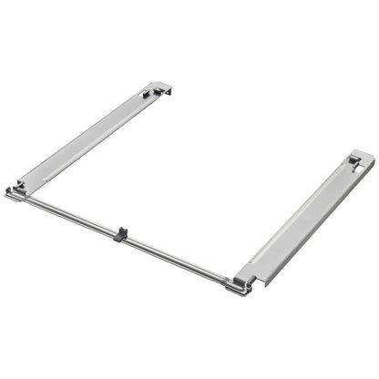 LG 洗衣机 WM3850HVA 和电动烘干机 DLEX3850V 及堆叠套件 KSTK4