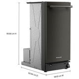 KitchenAid KTTP515TBE Trash Compactor, Black Ore colour
