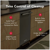KitchenAid KTTP515TBE Trash Compactor, Black Ore colour