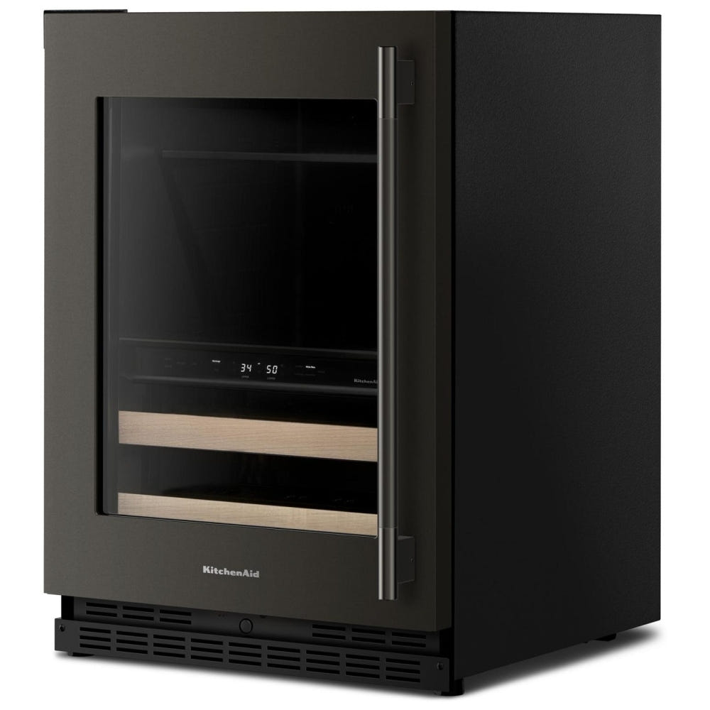 KitchenAid KUBL524SBE Beverage Center, 24 inch Width, Black Ore colour