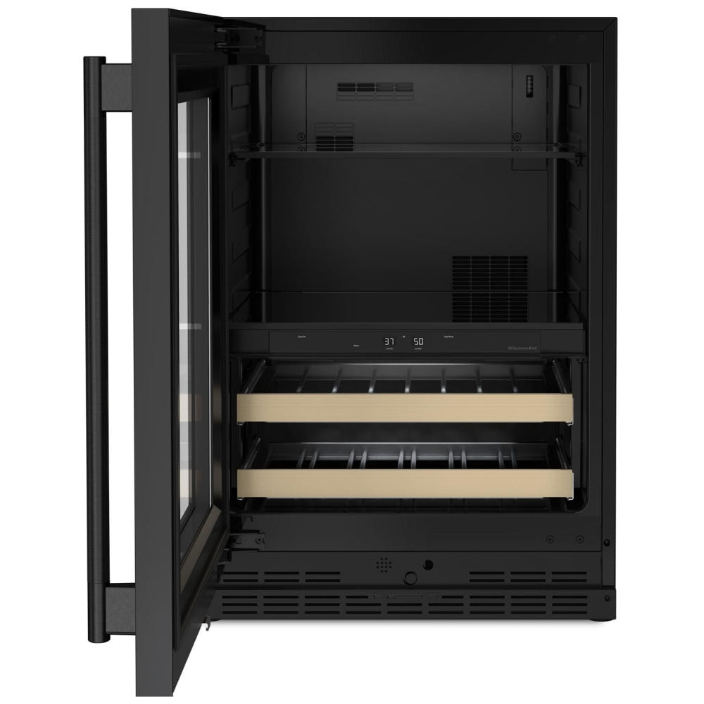 KitchenAid KUBL524SBE Beverage Center, 24 inch Width, Black Ore colour