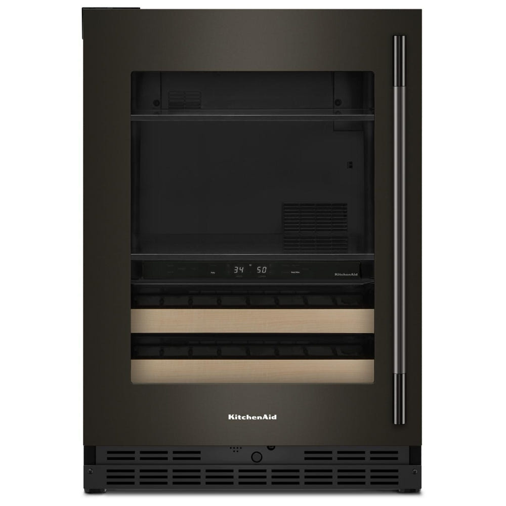 KitchenAid KUBL524SBE Beverage Center, 24 inch Width, Black Ore colour