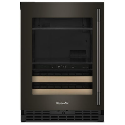 KitchenAid KUBL524SBE Beverage Center, 24 inch Width, Black Ore colour