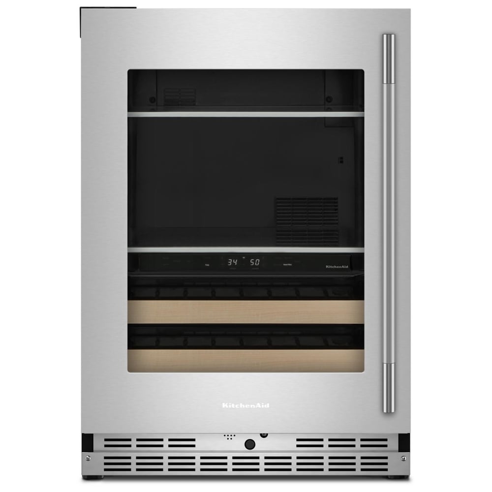 KitchenAid KUBL524SPS Beverage Center, 24 inch Width, PrintShield Stainless colour