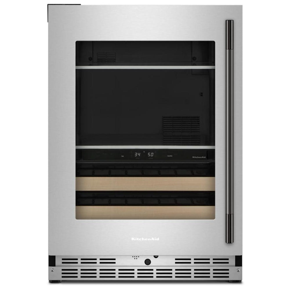 KitchenAid KUBL524SPS Beverage Center, 24 inch Width, PrintShield Stainless colour