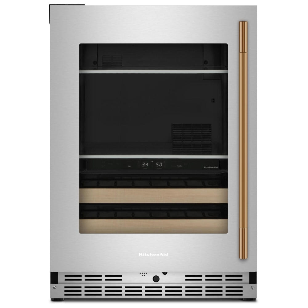 KitchenAid KUBL524SPS Beverage Center, 24 inch Width, PrintShield Stainless colour