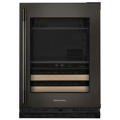 KitchenAid KUBR524SBE Beverage Center, 24 inch Width, Black Ore colour