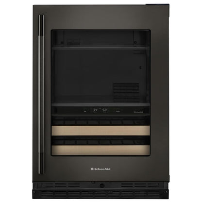KitchenAid KUBR524SBE Beverage Center, 24 inch Width, Black Ore colour