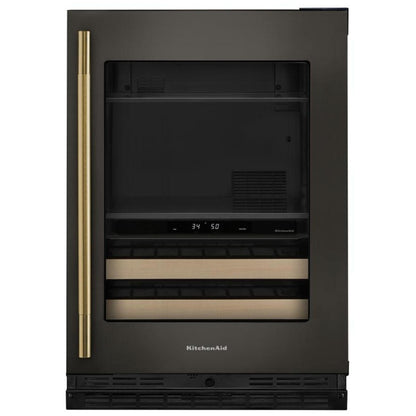 KitchenAid KUBR524SBE Beverage Center, 24 inch Width, Black Ore colour