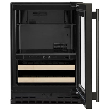 KitchenAid KUBR524SBE Beverage Center, 24 inch Width, Black Ore colour