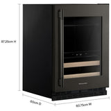 KitchenAid KUBR524SBE Beverage Center, 24 inch Width, Black Ore colour