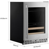 KitchenAid KUBR524SPS Beverage Center, 24 inch Width, PrintShield Stainless colour