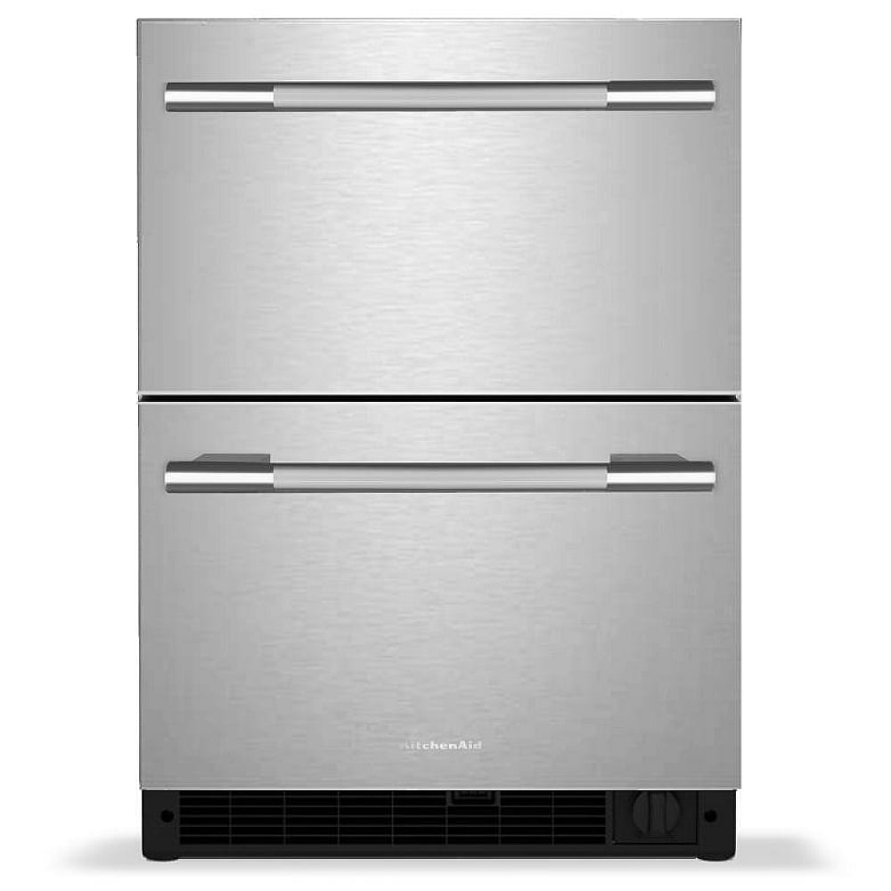 KitchenAid KUCT524SSB Under Counter Refrigeration, 24 inch Width, Custom Panel Ready, ENERGY STAR Certified, Panel Ready