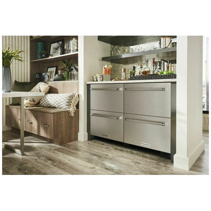 KitchenAid KUDR204KSB 台下制冷
