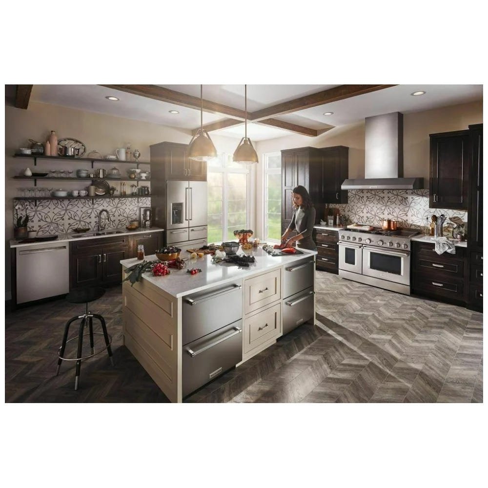 KitchenAid KUDR204KSB 台下制冷