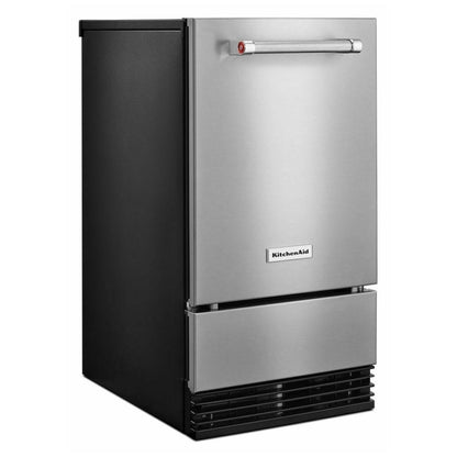 KitchenAid KUID308HPS Ice Maker | 18 inch Width | 35 lb/day Ice Production | Stainless Steel