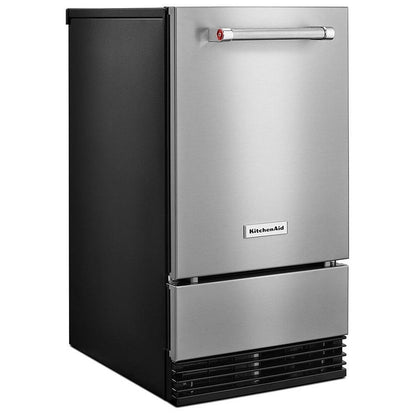 KitchenAid KUID308HPS Ice Maker | 18 inch Width | 35 lb/day Ice Production | Stainless Steel