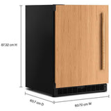 KitchenAid KURL124SPA Under Counter Refrigeration, 24 inch Width, Custom Panel Ready, ENERGY STAR Certified, Panel Ready